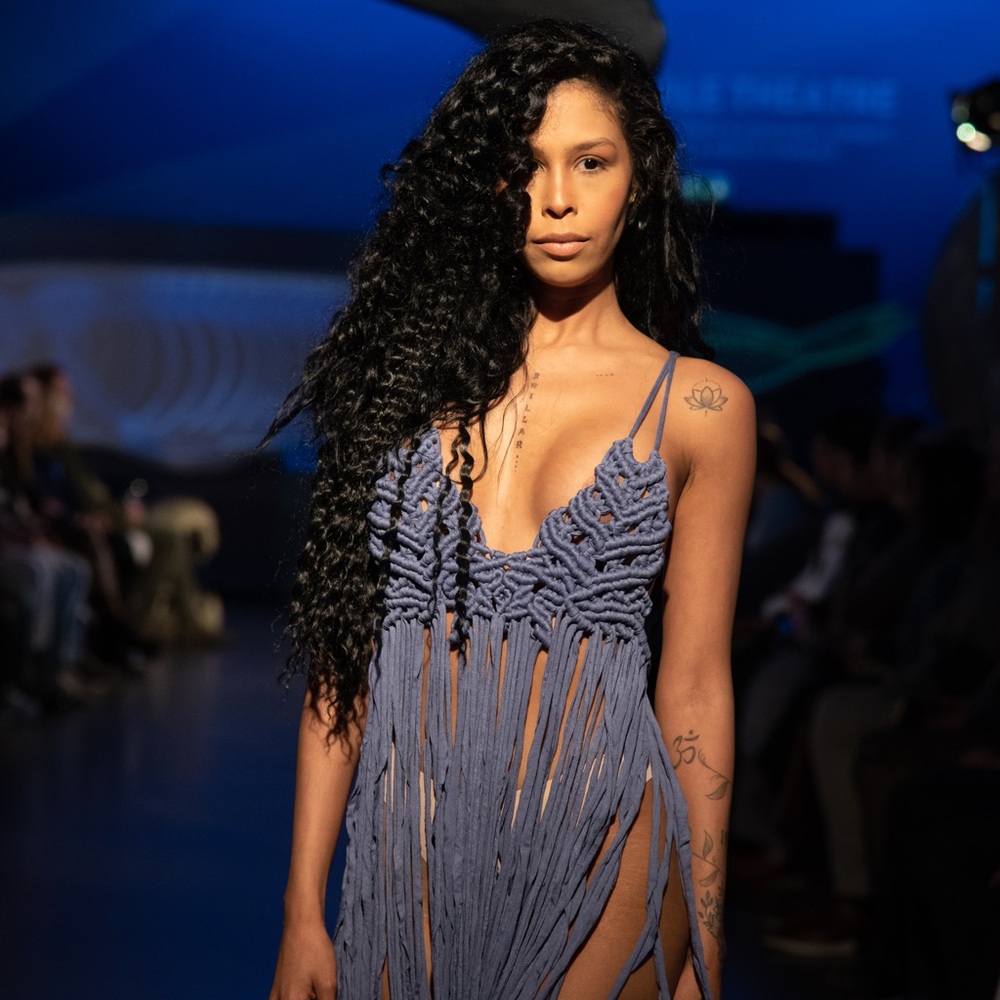 Handmade Macramé Rope Dress GoodVibeGoda Original Design